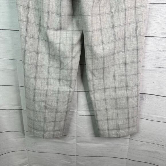 Aritzia Babaton Womens size Small Jimmy Pants Mid-rise Twill Trousers Light Gray - Picture 6 of 9